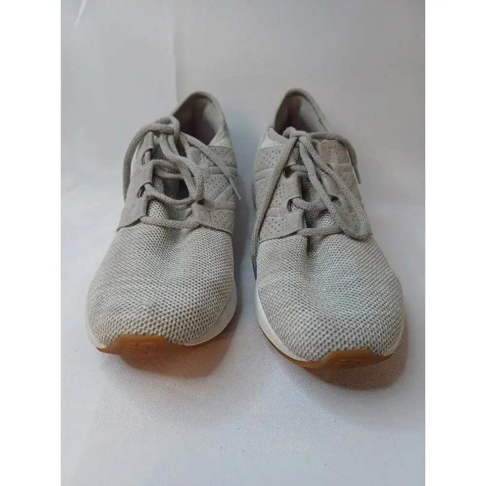 New Balance Fresh Foam Cruz V2 Women's Sz 9 Running Shoes Knit Grey WCRUZKG2 EUC